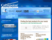 Tablet Screenshot of crestpointmgt.com